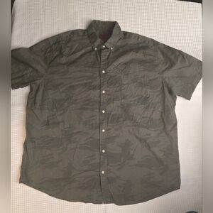 The Foundry Supply Co. Men's Olive Camouflage Shirt Size 3XT